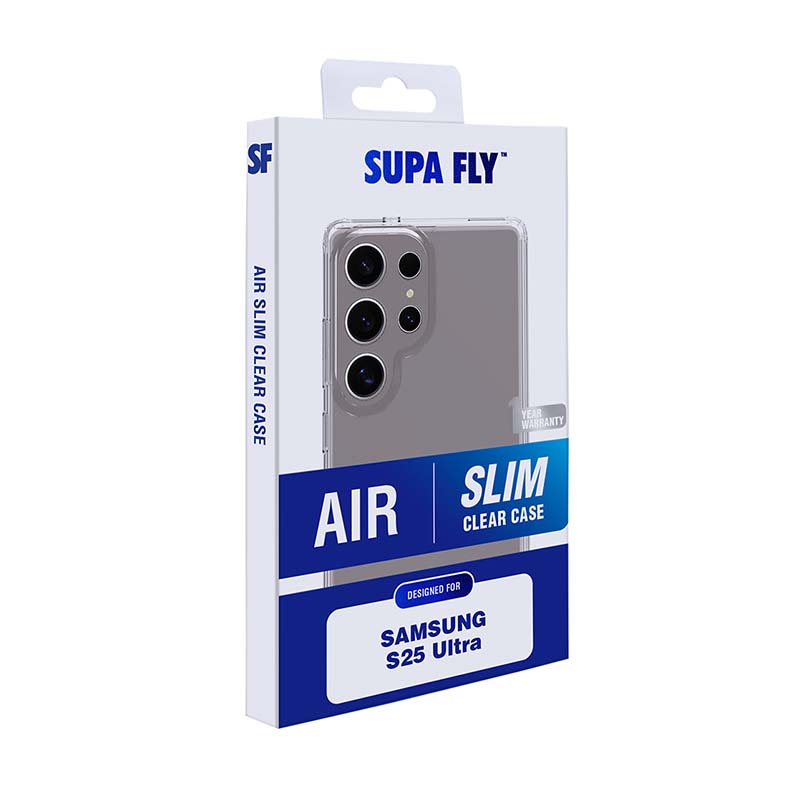 Supa Fly Air Slim Case for Samsung Galaxy S25 Ultra - Clear - Clear
