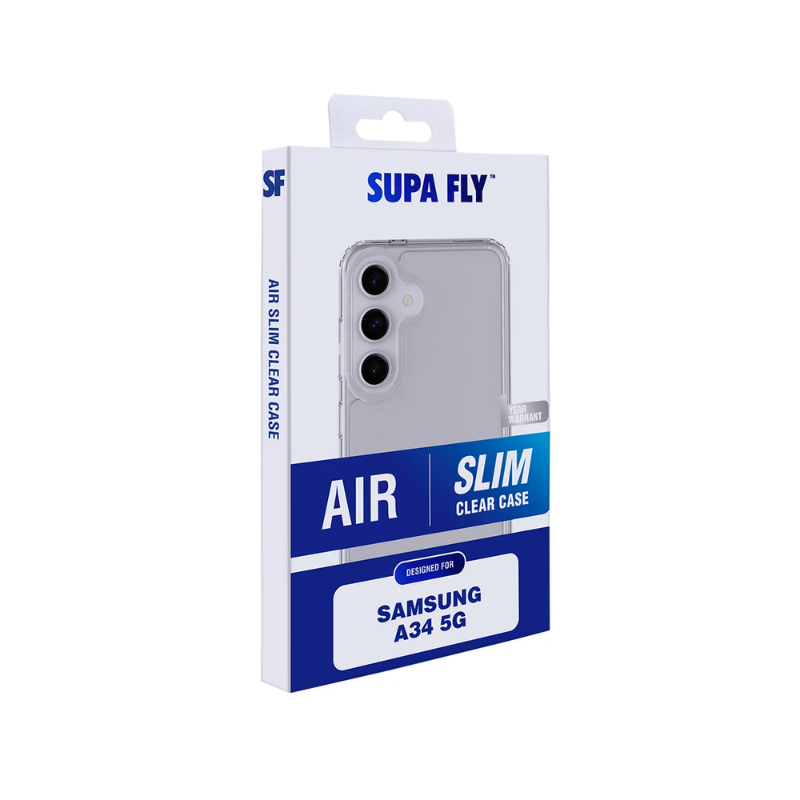 Supa Fly Air Slim Sam Galaxy A34 - Clear - Clear