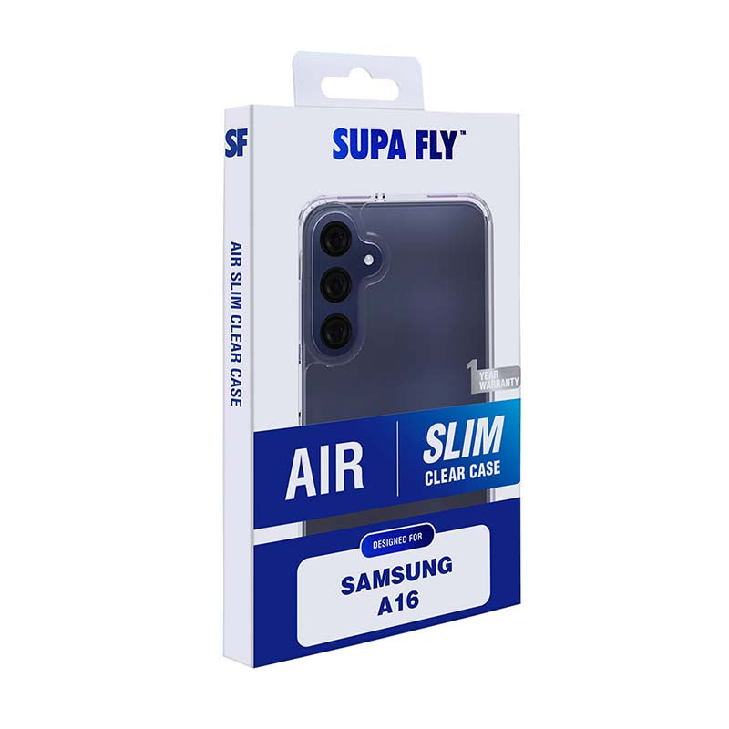 Supa Fly Air Slim Samsung Galaxy A16 Case - Clear - Clear