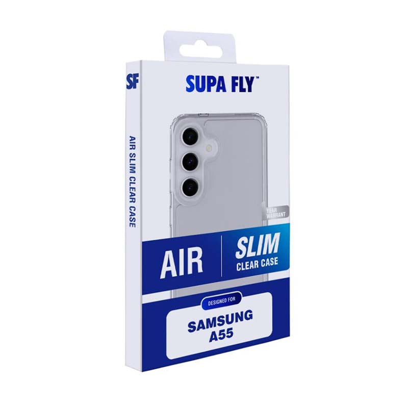 Supa Fly Air Slim Samsung Galaxy A55 Case - Clear - Clear