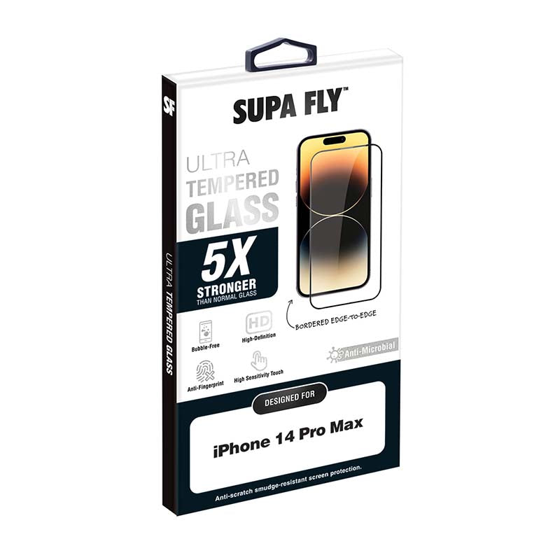 Supa Fly Apple iPhone 14 Pro Max Ultra Tempered Glass Screen Protector - Clear