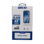 Supa Fly Apple iPhone 15 Plus Tempered Glass Screen Protector with Applicator - Clear