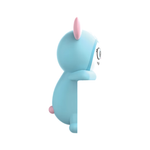 Supa Fly Cell Pal Bunny - Turquoise - Turquoise
