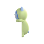 Supa Fly Cell Pal Cat - Green - Green