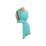 Supa Fly Cell Pal Cat - Turquoise - Turquoise