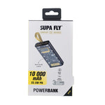 Supa Fly Circuit Series Power Bank 10000mah LCD 22.5W PD - Transparent - Clear