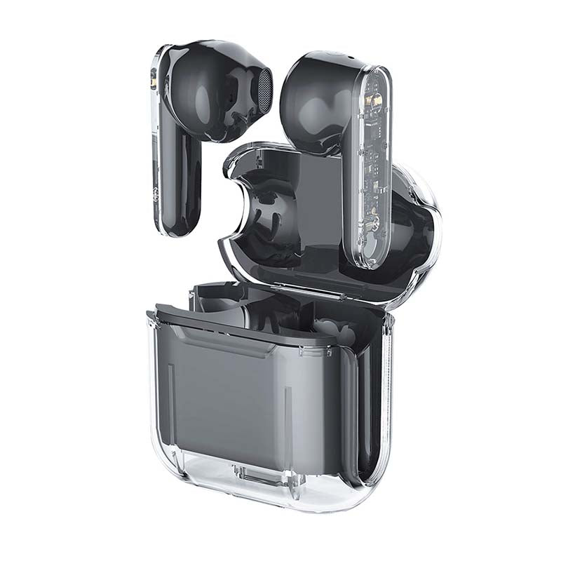 Supa Fly Circuit Series True Wireless Earbuds - Transparent - Clear