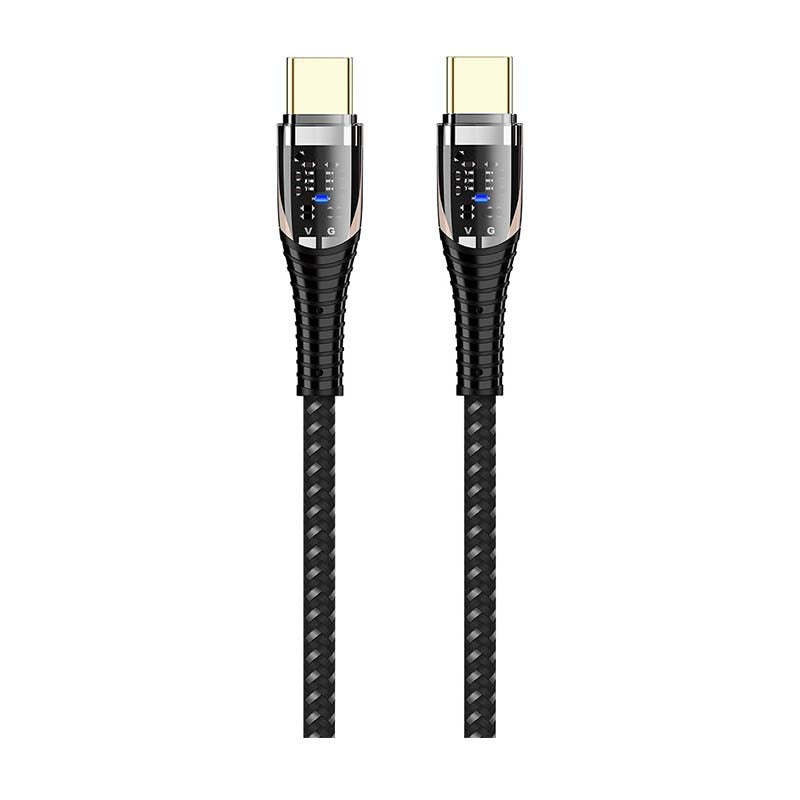 Supa Fly Circuit Series Type C to Type C 1.5m 65W Cable - Black - Black