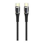 Supa Fly Circuit Series Type C to Type C 1.5m 65W Cable - Black - Black