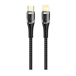 Supa Fly Circuit Series Type C to Lightning 1.5m Cable - Black - Black