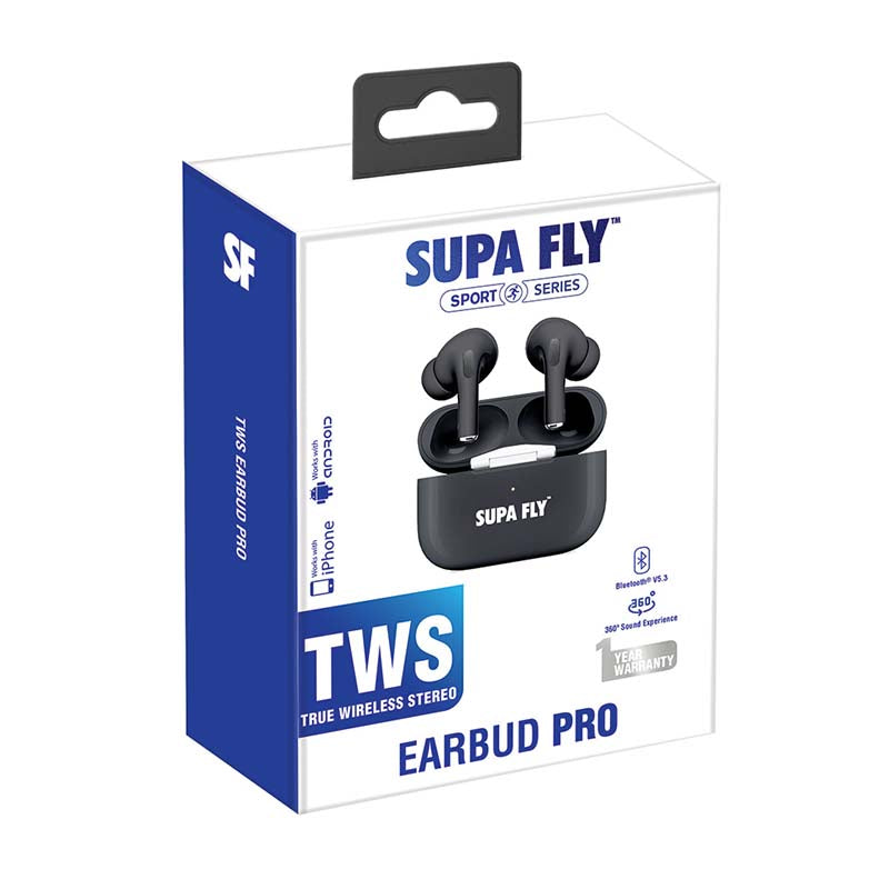 Supa Fly Earbud Pro - Black - Black