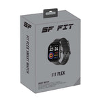 Supa Fly Fit Flex Series AI Voice Assistant Smart Watch - Black - Black