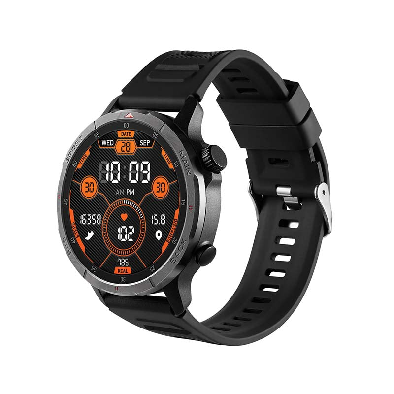 Supa Fly Fit Fuel Series GPS AI Smart Watch - Black - Black