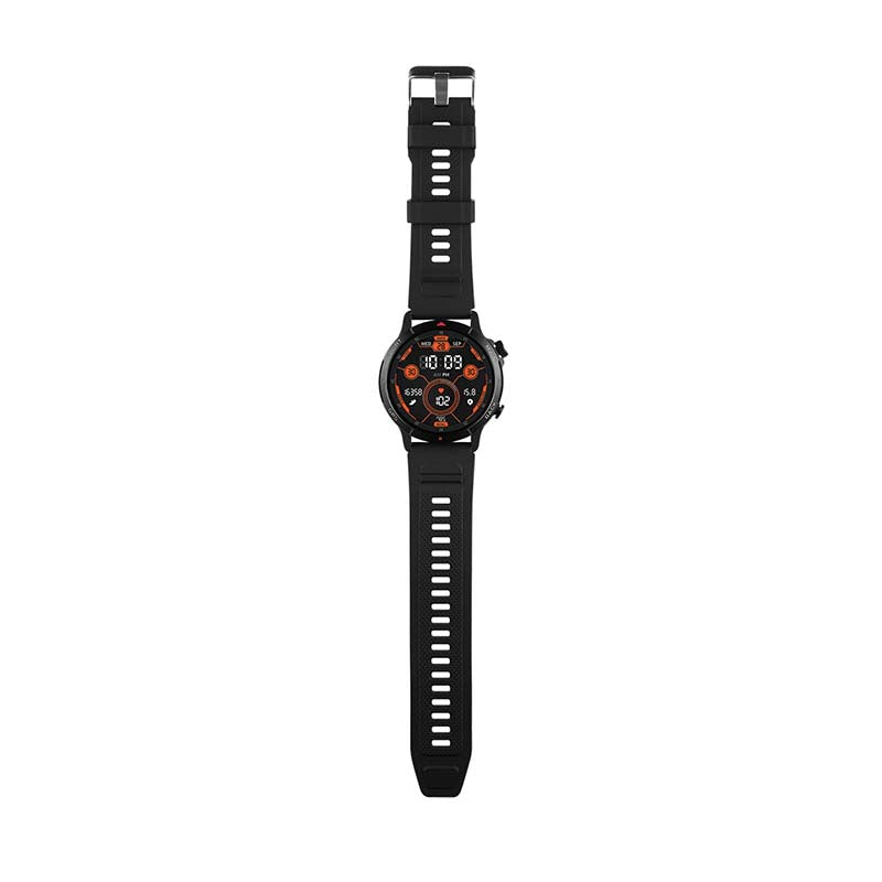 Supa Fly Fit Fuel Series GPS AI Smart Watch - Black - Black