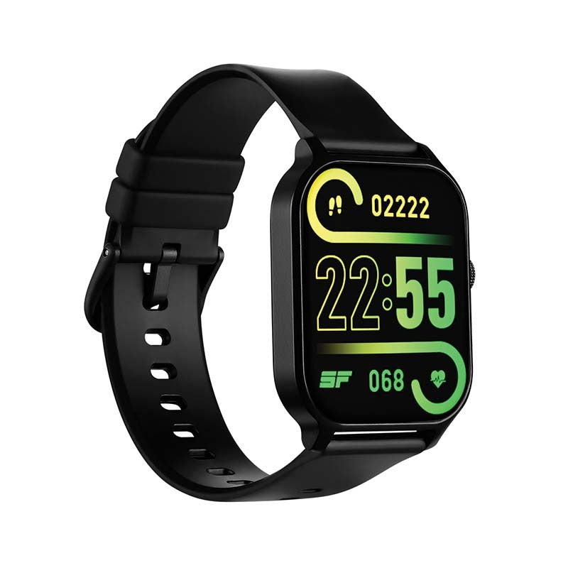 Supa Fly FIT Fusion AI Voice Assistant Smart Watch - Black - Black