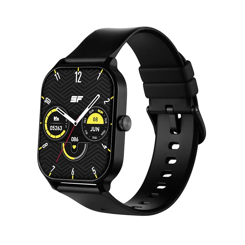 Supa Fly FIT Fusion AI Voice Assistant Smart Watch - Black - Black