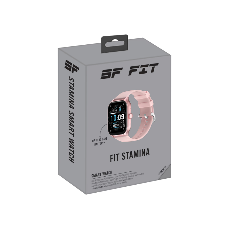 Supa Fly FIT Stamina Smart Watch - Rose Gold - Rose Gold