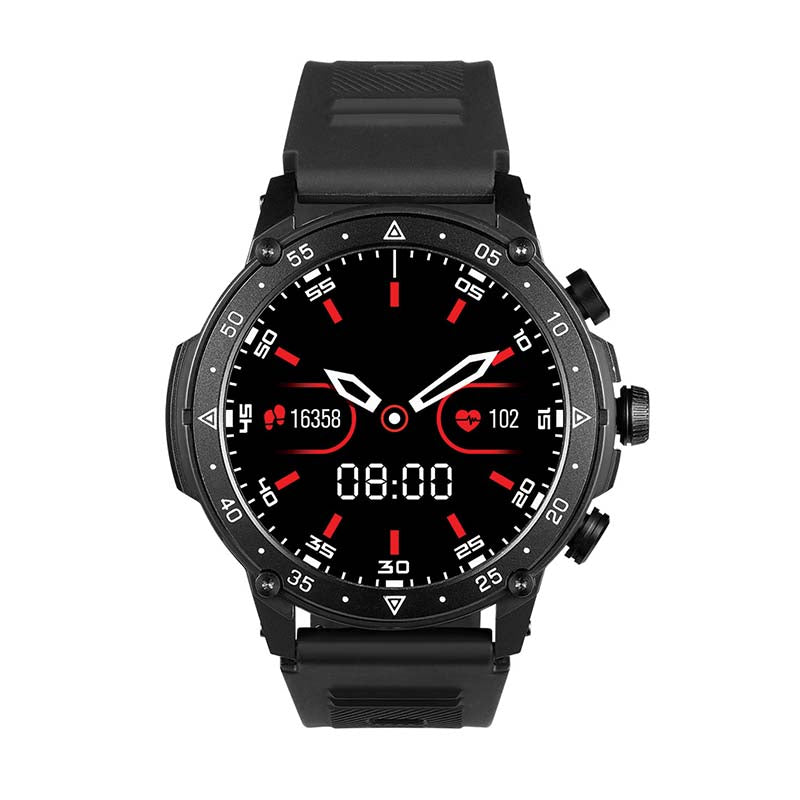 Supa Fly Fit Stride Series AI Bluetooth Smart Watch - Black - Black