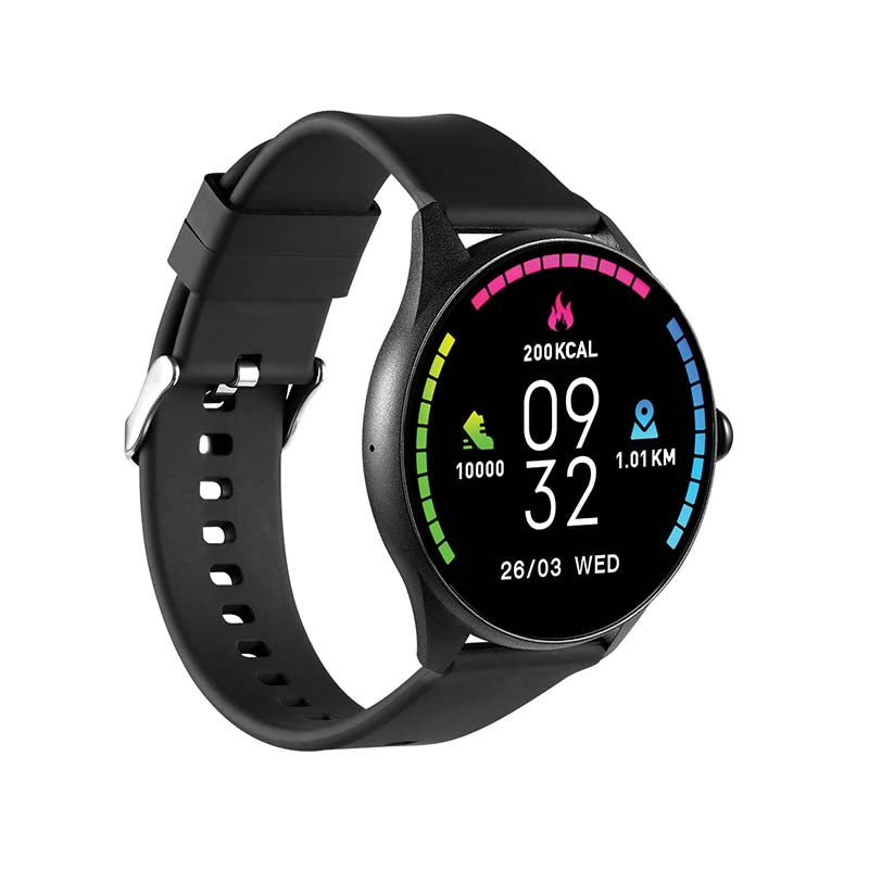 Supa Fly Fit Sync Series Health Fitness & Lifestyle Smart Watch - Black - Black