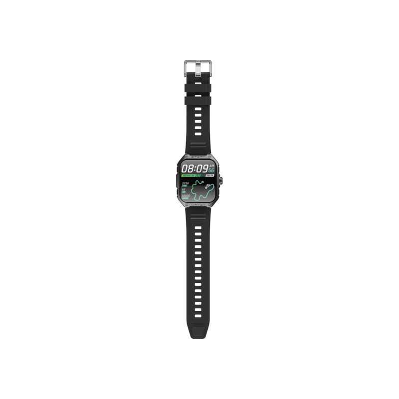 Supa Fly GPS FIT Form Smart Watch - Black - Black