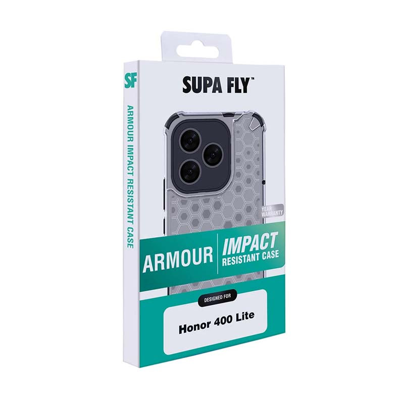 Supa Fly Honor 400 Lite Armour Case - Clear - Clear