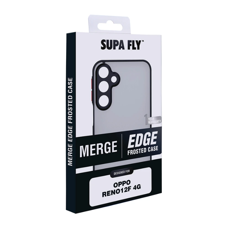 Supa Fly Merge Edge Case Oppo Reno 12F 4G - Frosted - Frosted