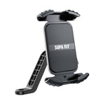 Supa Fly Motocycle Mirror Grip Mount - Black - Black