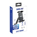 Supa Fly Motocycle Mirror Grip Mount - Black - Black