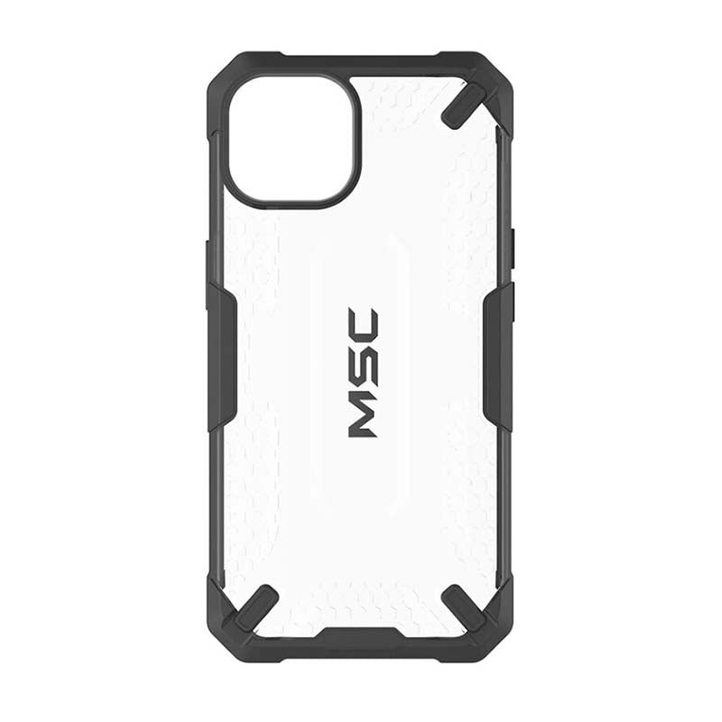 Supa Fly MSC Granite Case Apple iPhone 14 - Clear / Black - Clear / Black