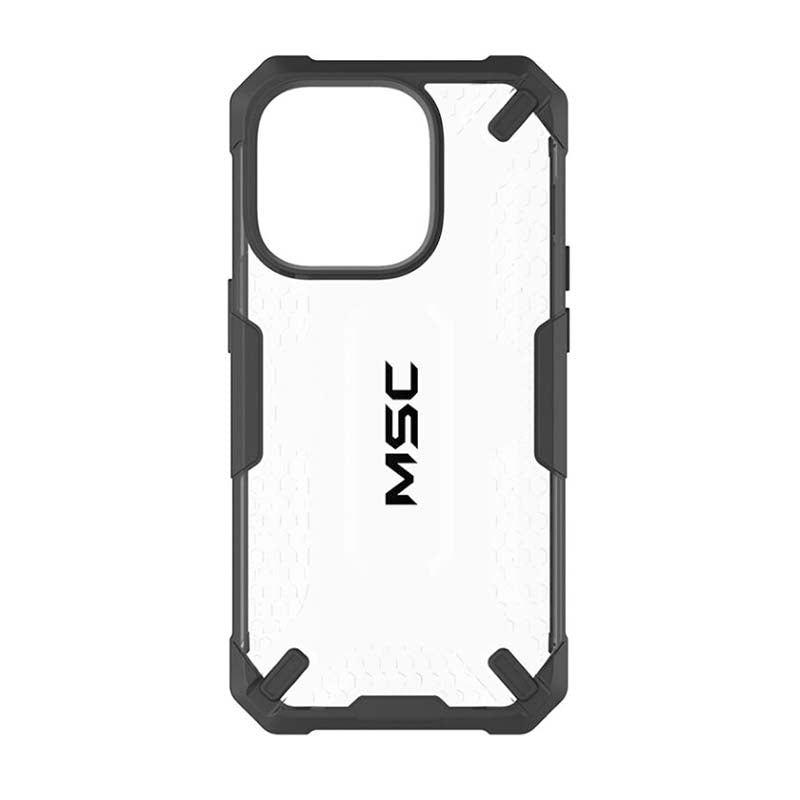 Supa Fly MSC Granite Case Apple iPhone 14 Pro Max - Clear / Black - Clear / Black