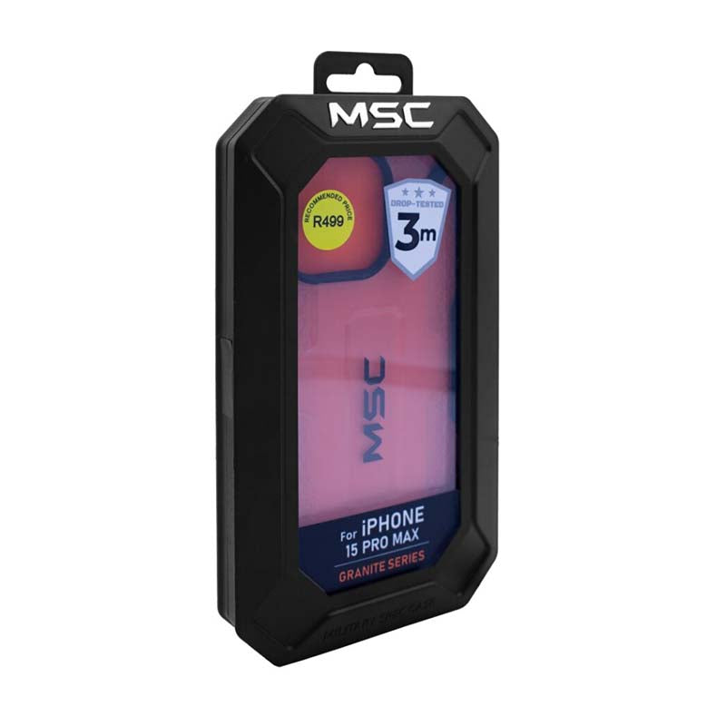 Supa Fly MSC Granite Case Apple iPhone 15 Pro Max - Clear - Clear