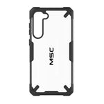 Supa Fly MSC Granite Case Samsung Galaxy S23 Plus - Clear / Black - Clear / Black