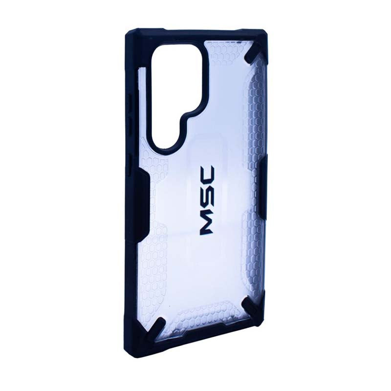 Supa Fly MSC Granite Case Samsung Galaxy S24 Ultra - Clear / Black - Clear / Black