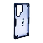 Supa Fly MSC Granite Case Samsung Galaxy S24 Ultra - Clear / Black - Clear / Black