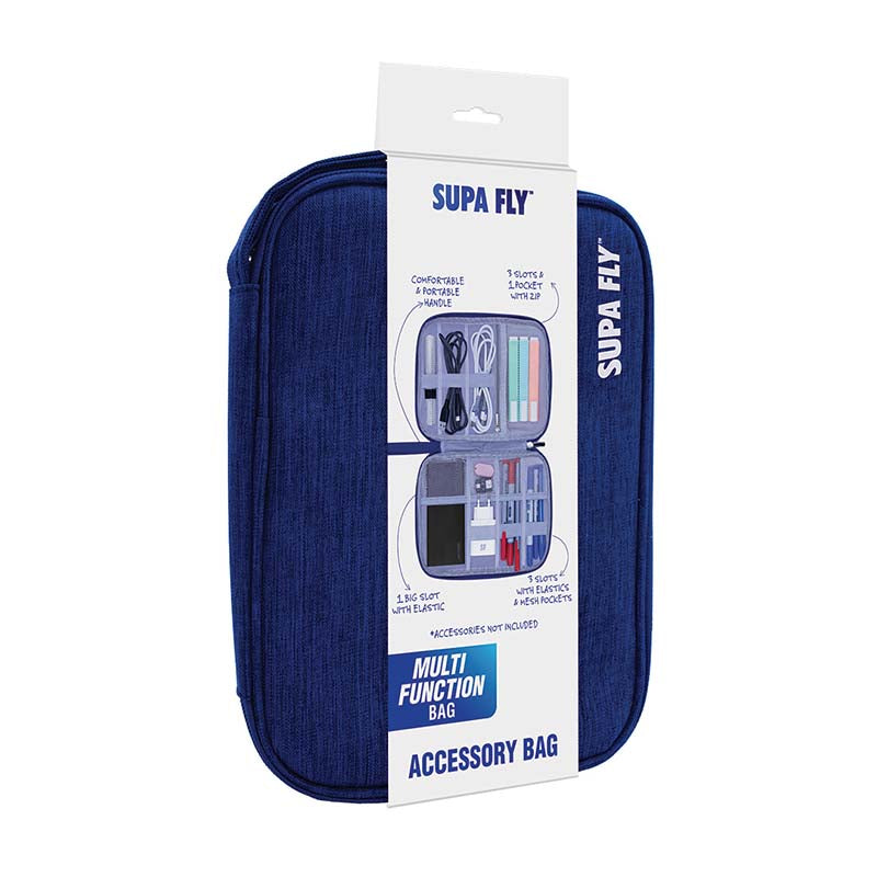 Supa Fly Multi Function Accessory Bag - Blue - Blue