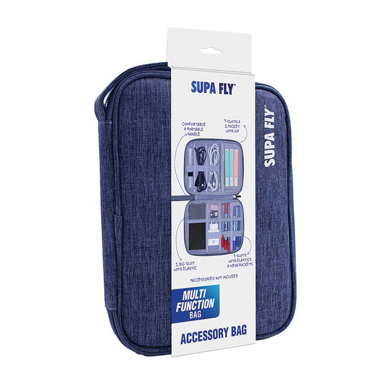 Supa Fly Multi Function Accessory Bag - Grey - Grey