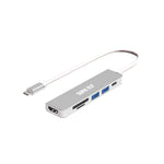 Supa Fly Multifunctional 6-in-1 Hub - Silver - Silver