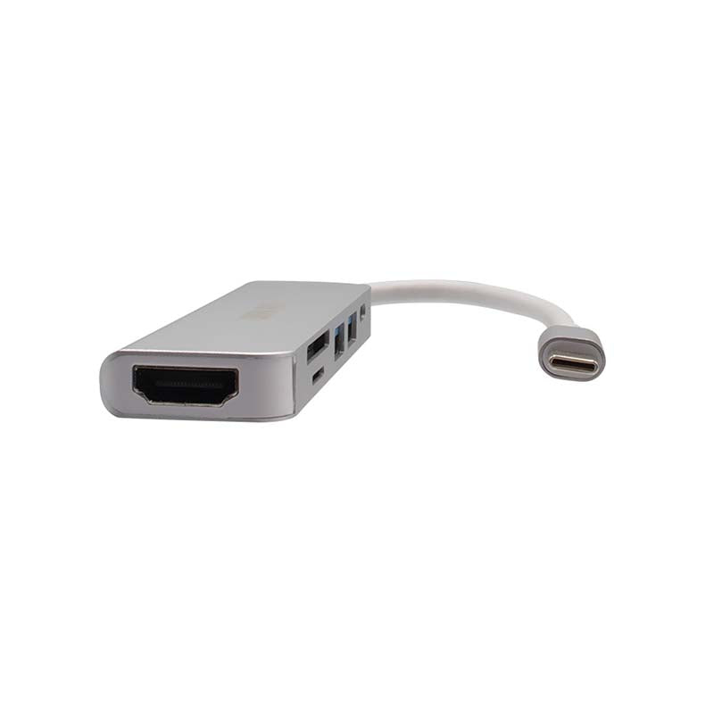 Supa Fly Multifunctional 6-in-1 Hub - Silver - Silver