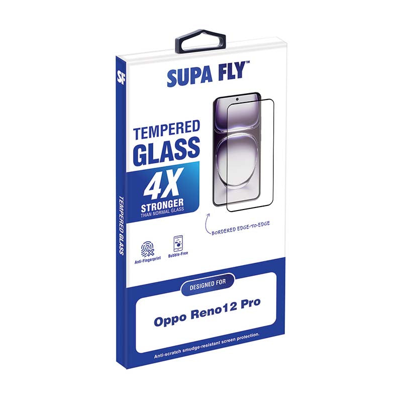 Supa Fly Oppo Reno 12 Pro Tempered Glass Screen Protector - Clear