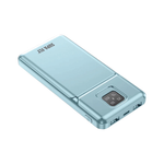 Supa Fly Power Bank 10000mAh LED Display - Blue - Blue