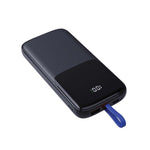 Supa Fly Power Bank 10000mAh PD 22.5W With Integrated Type-C Cable - Black