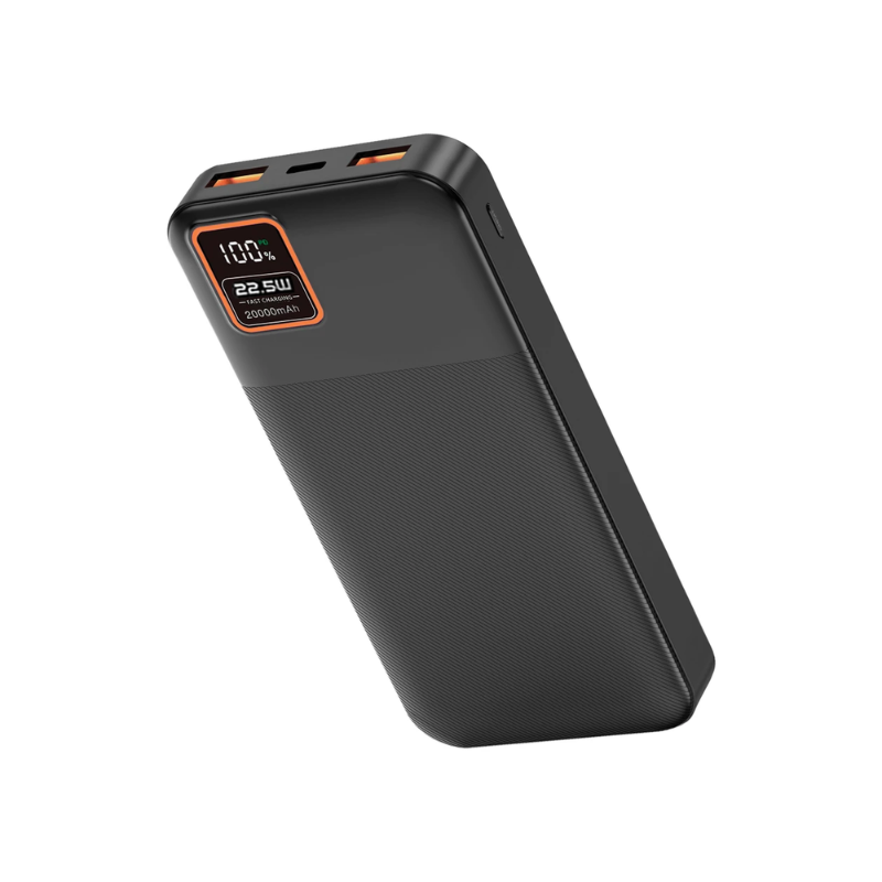 Supa Fly Power Bank 20000mAh PD 22.5W - Black - Black