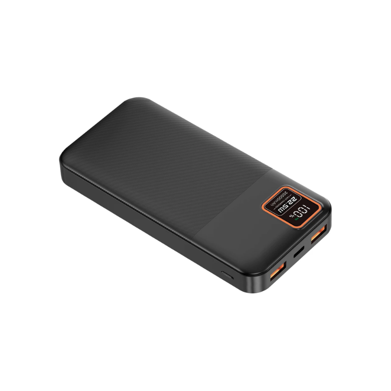 Supa Fly Power Bank 20000mAh PD 22.5W - Black - Black