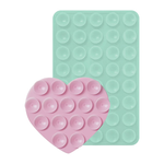 Supa Fly Rectangle Suction Pad - Pink/Green - Pink