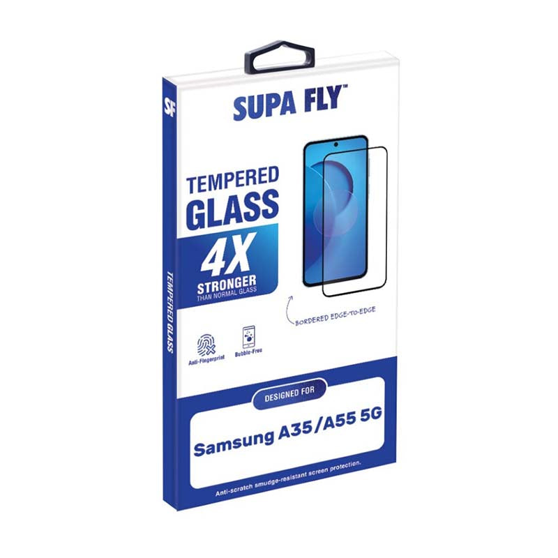 Supa Fly Samsung Galaxy A35 / A55 5G Tempered Glass Screen Protector - Clear