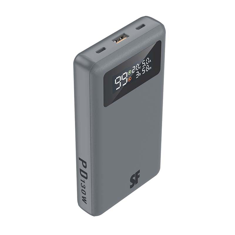 Supa Fly Signature Series 130W Power Bank 20000mAh - Grey - Grey