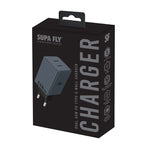Supa Fly Signature Series 45W Dual Type C Wall Charger - Grey - Grey