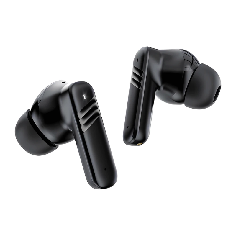 Supa Fly Signature Series True Wireless Earbuds LCD Display - Black - Black