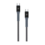Supa Fly Signature Series Type C to Type C Cable - Grey - Grey