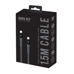Supa Fly Signature Series Type C to Type C Cable - Grey - Grey